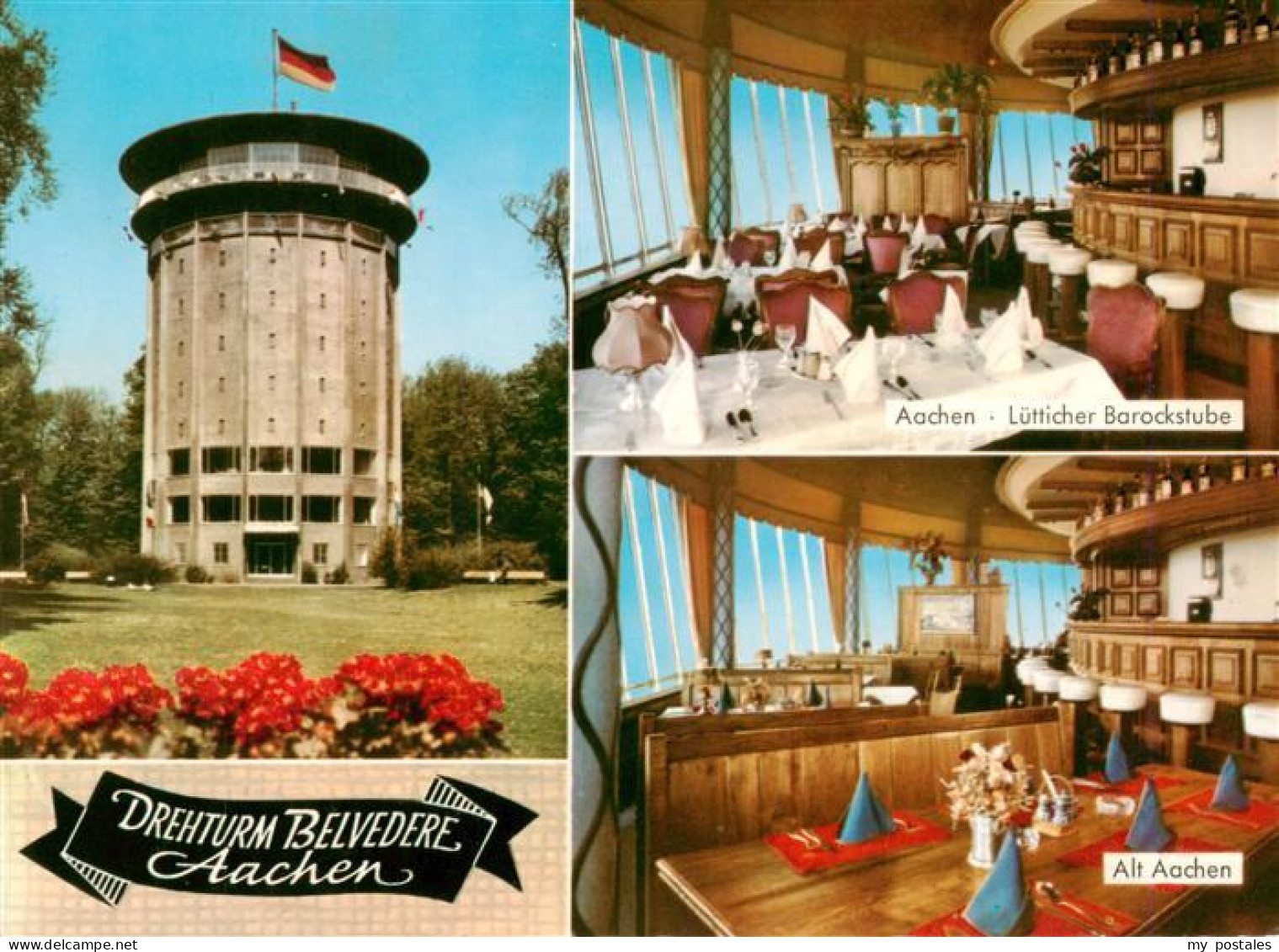 AACHEN NRW Drehturm Belvedere Luetticher Barockstube Alt Aachen