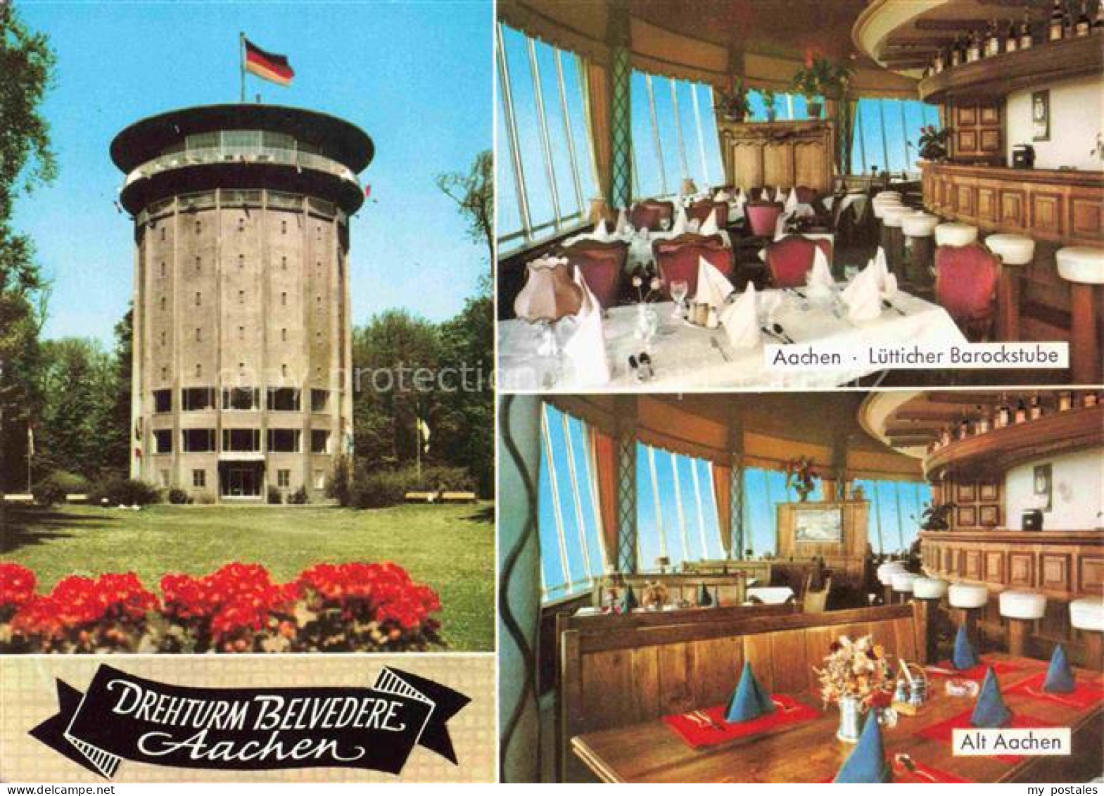 AACHEN NRW Drehturm Belvedere Luetticher Barockstube Alt Aachen