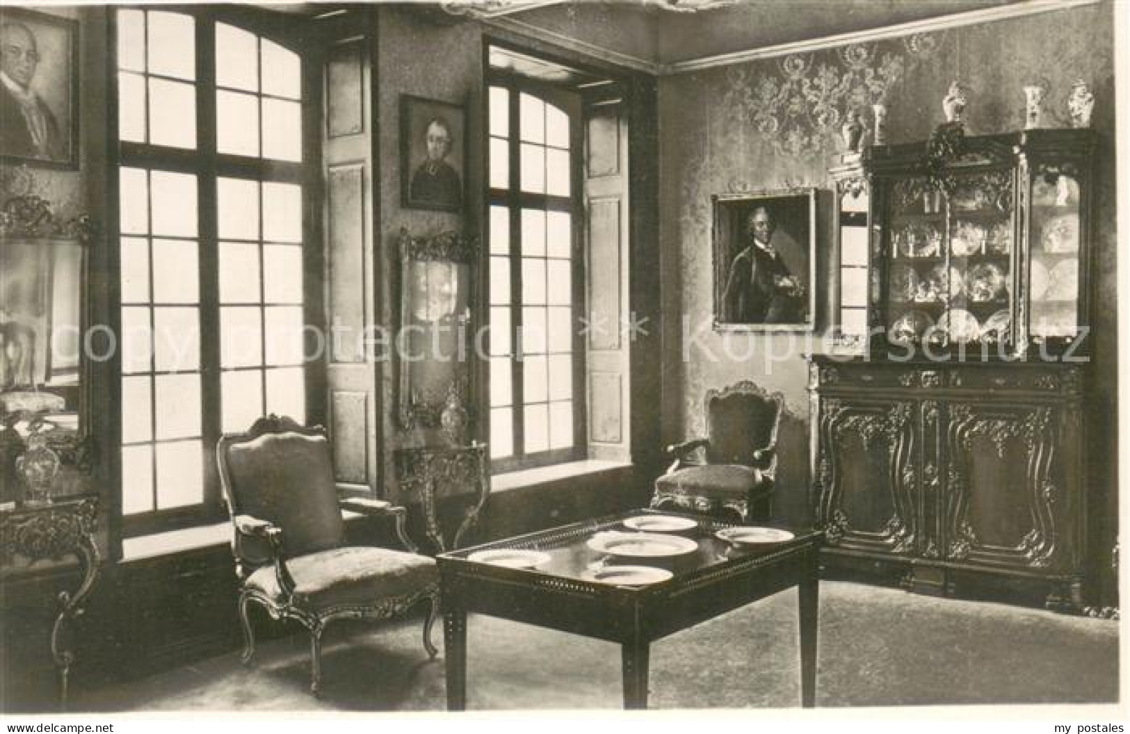 AACHEN NRW Staedtisches Couven- Museum Saal der Familie Ludwigs-Fey