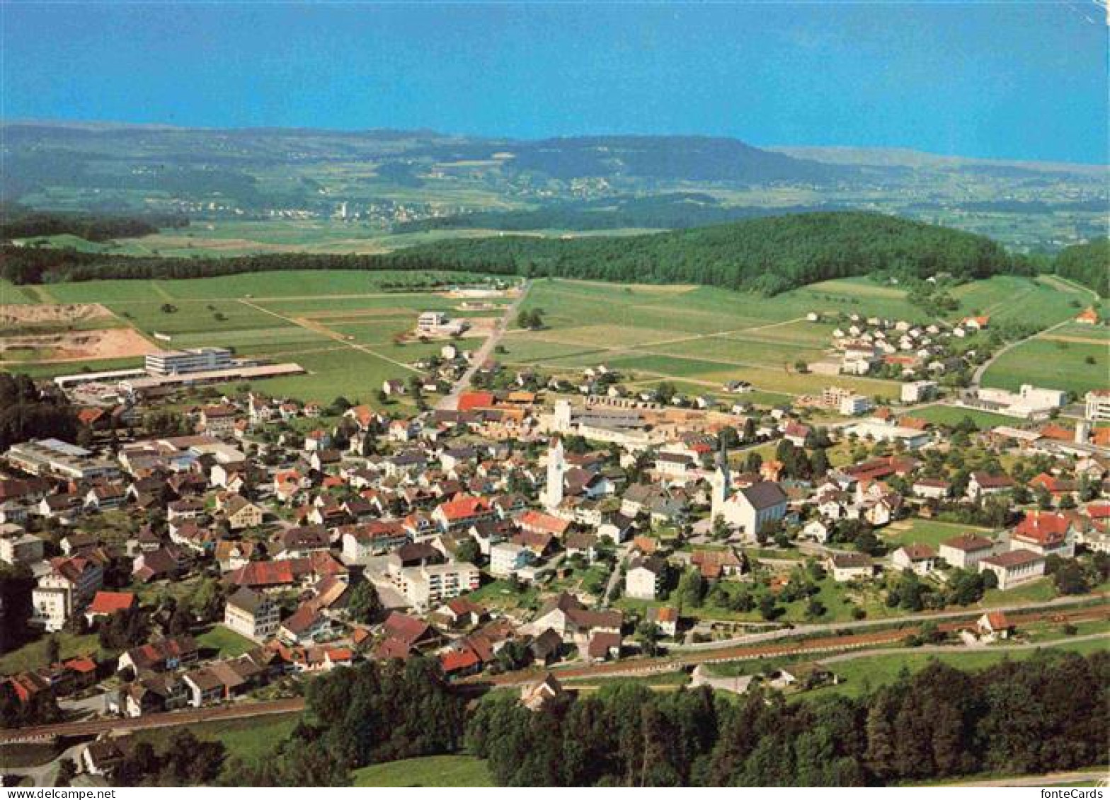 Aadorf Frauenfeld TG Fliegeraufnahme