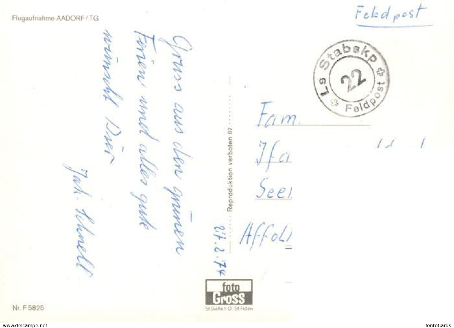 Aadorf TG Fliegeraufnahme