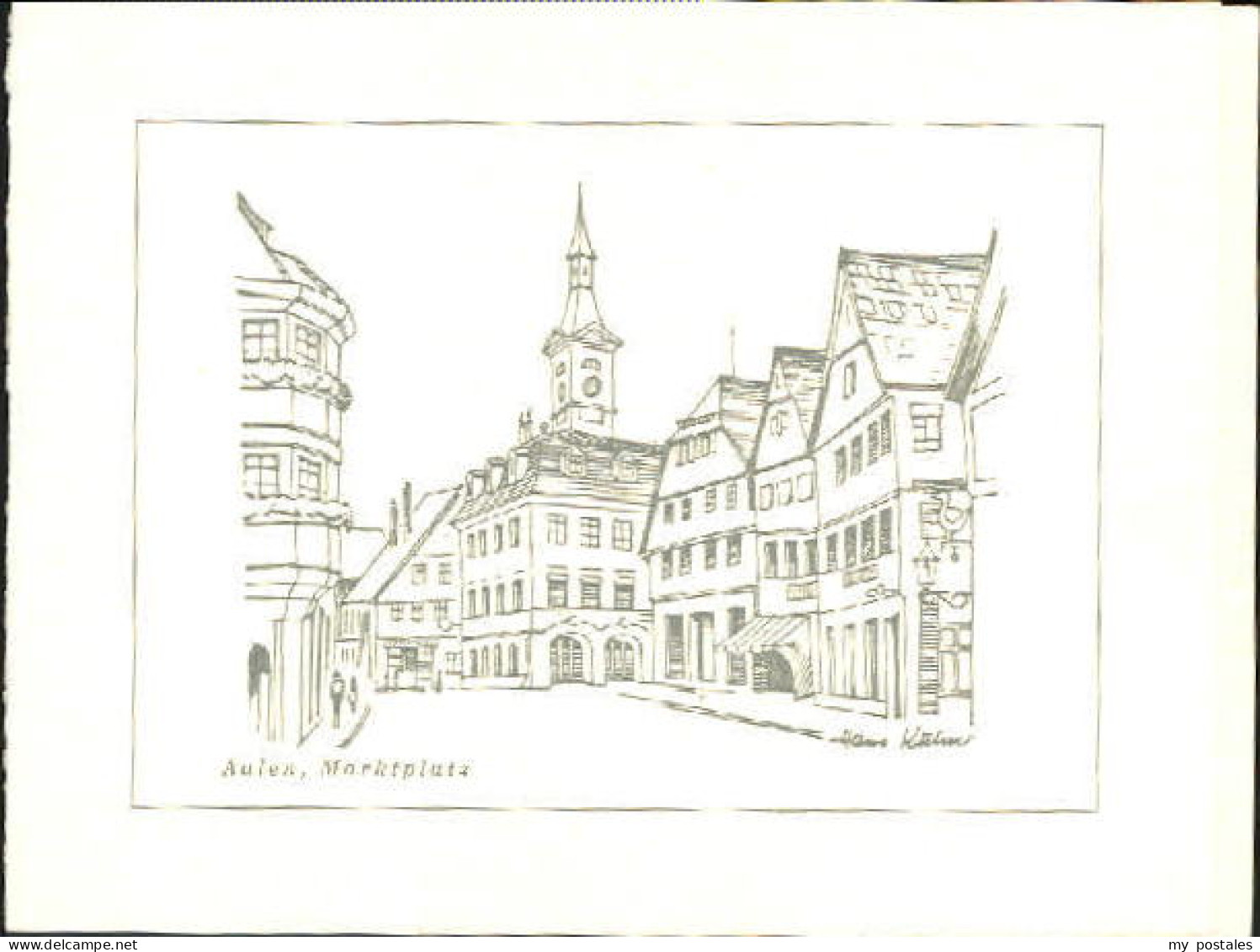 Aalen Marktplatz KuenstlerHans Kuehn o