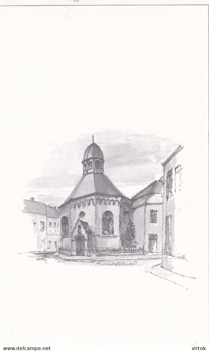 AALST:   (  lidkaart 1990   vereniging Aalsters natuurschoon 13 x 8 cm )