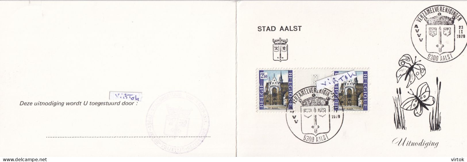 AALST :  Uitnodiging 1979 :   zie scans