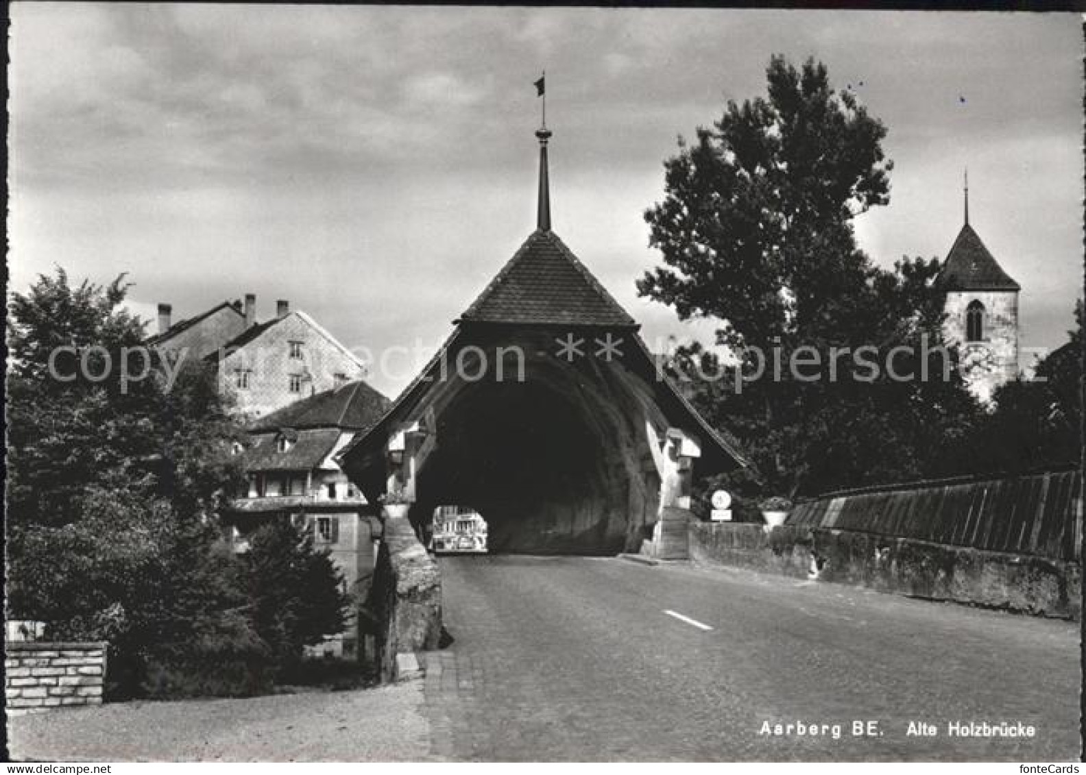 Aarberg Alte Holzbruecke