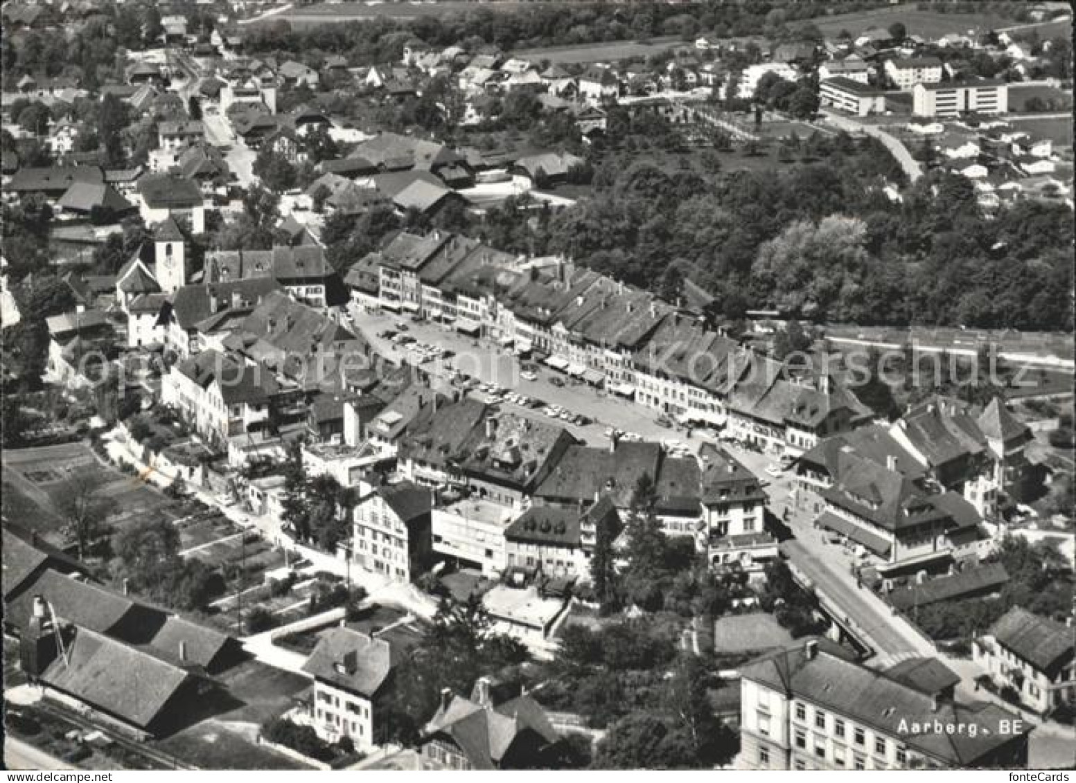 Aarberg Fliegeraufnahme