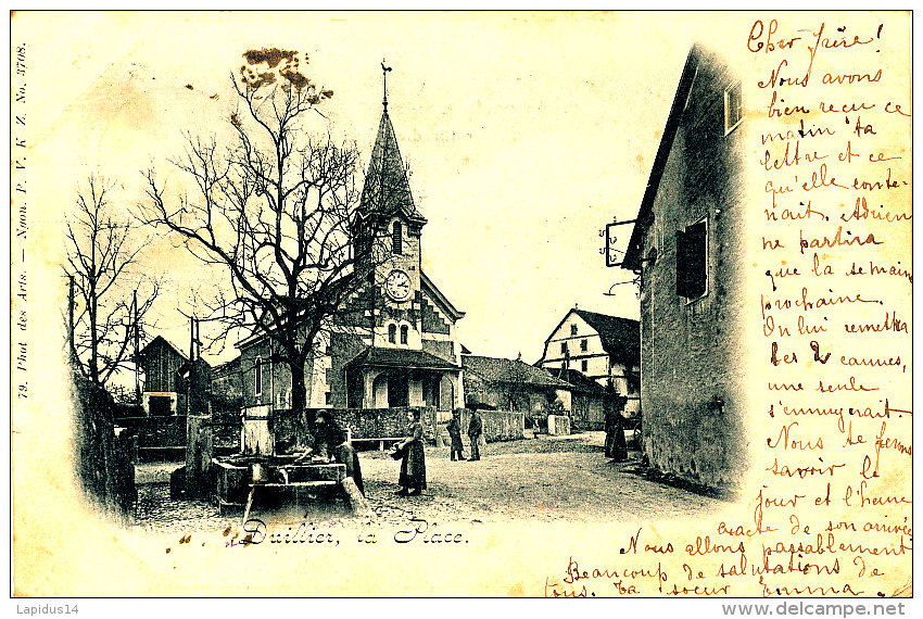 AB 255 /  C P A - SUISSE  -  DUILLIER  LA PLACE