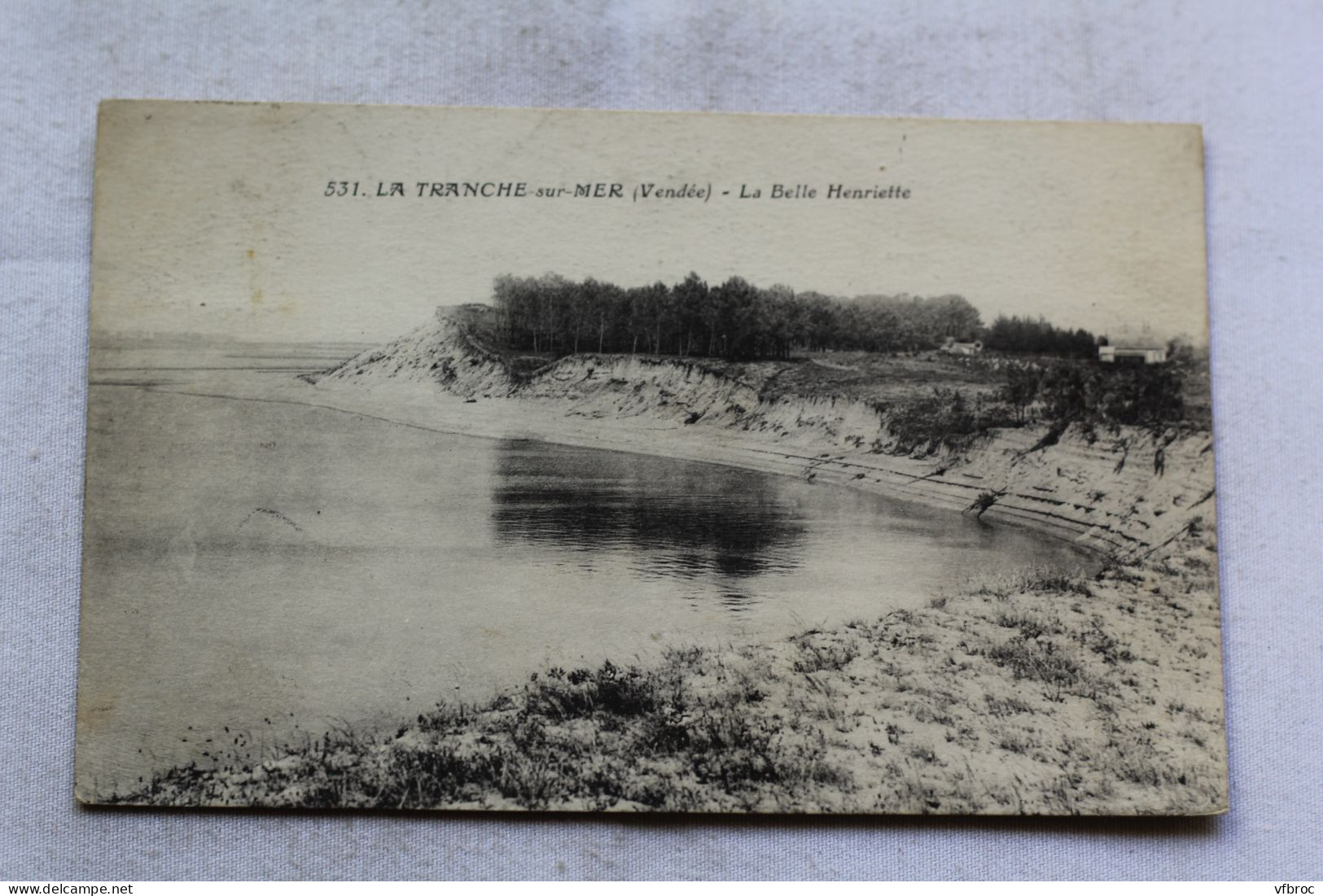 AB103, Cpa 1929, La Tranche sur mer, la belle Henriette, Vendée 85