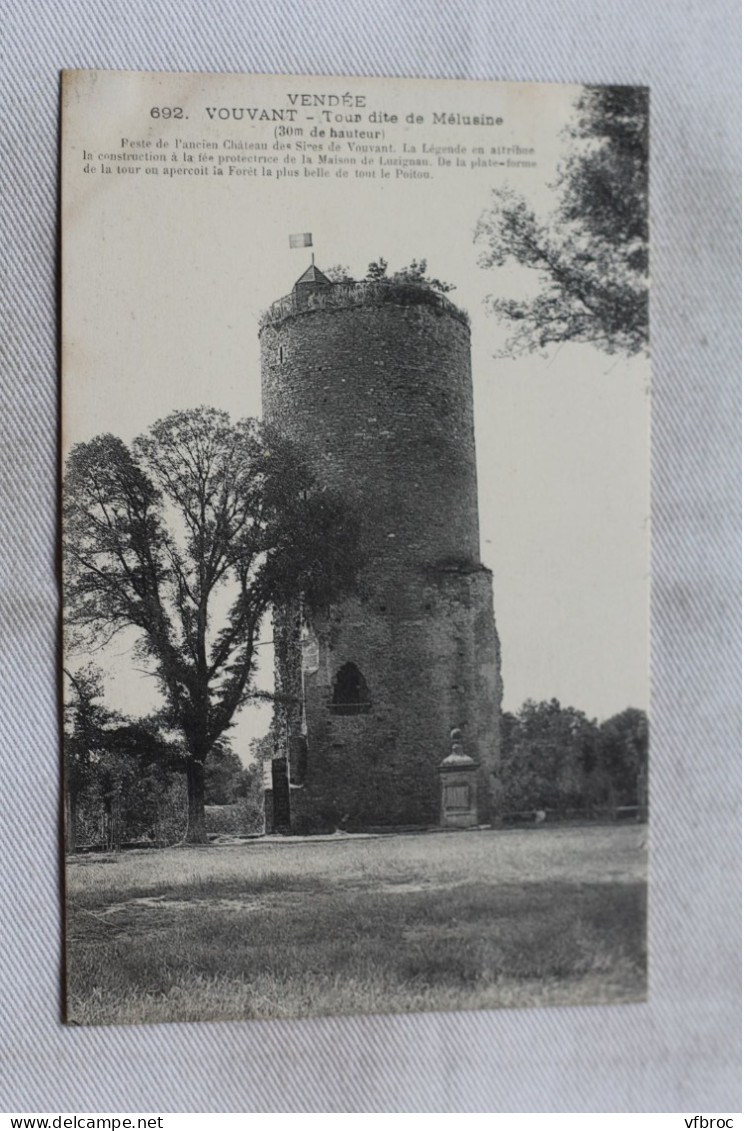 AB159, Vouvant, tour dite de Mélusine, Vendée 85