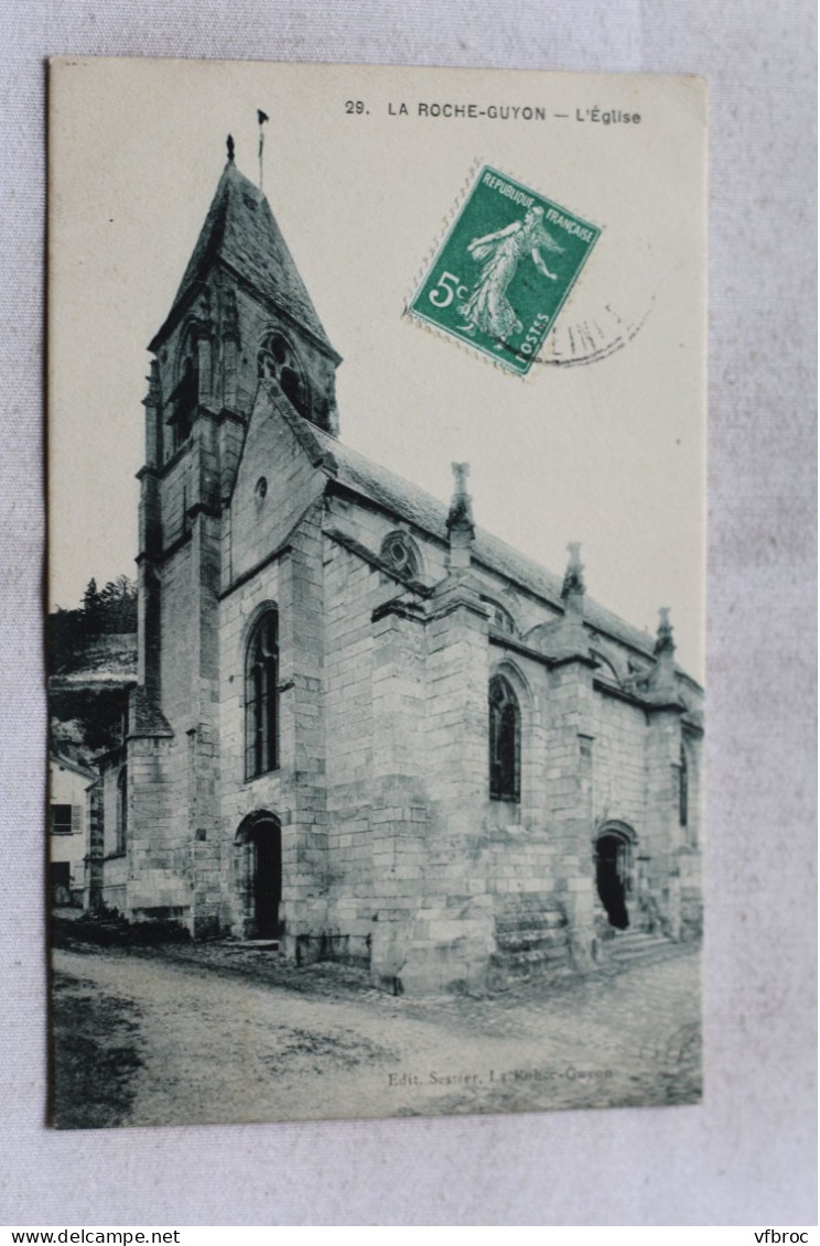 AB304, La Roche Guyon, l'église, Val d'Oise 95