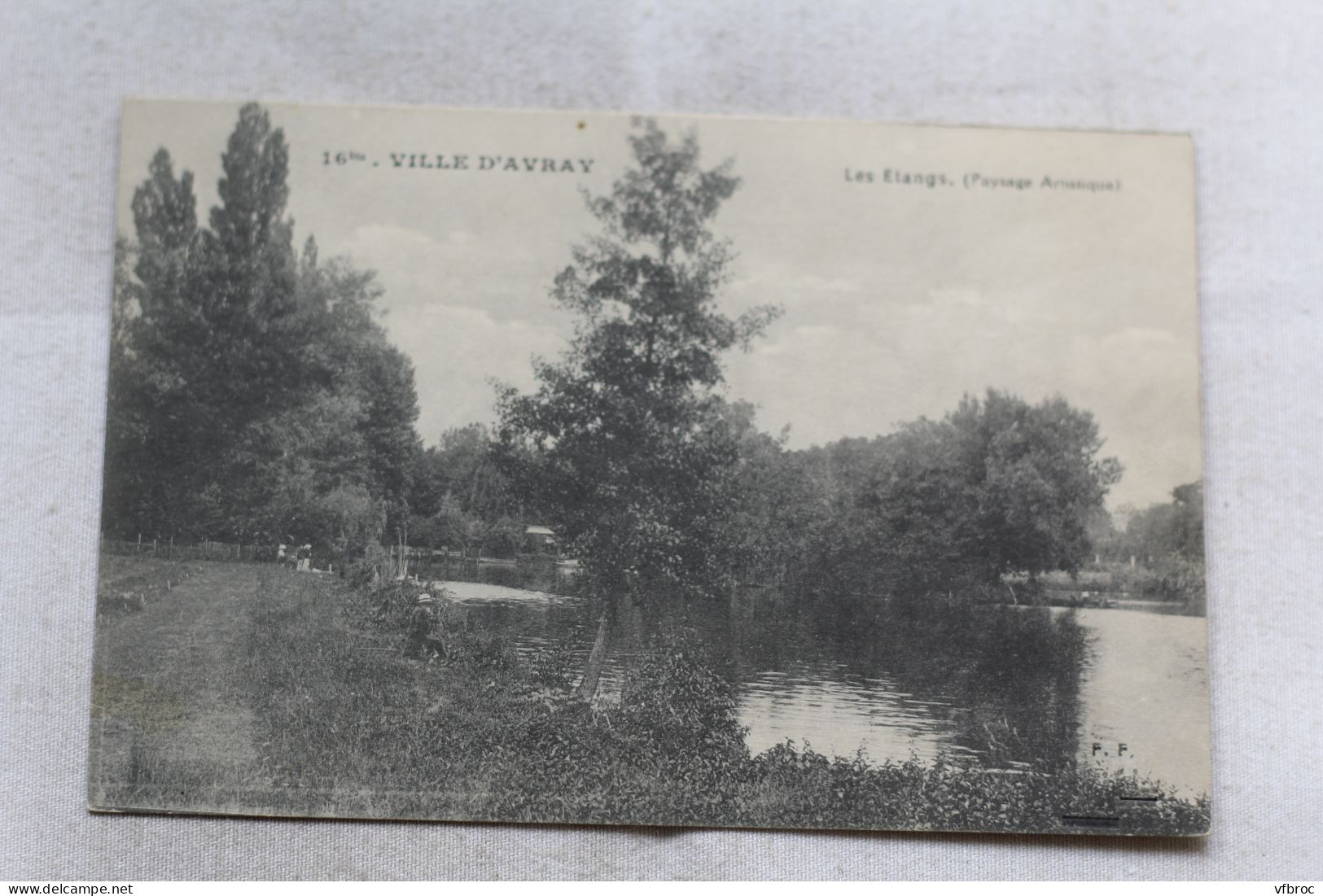AB320, Cpa 1913, Ville d'Avray, les étangs, Hauts de Seine 92