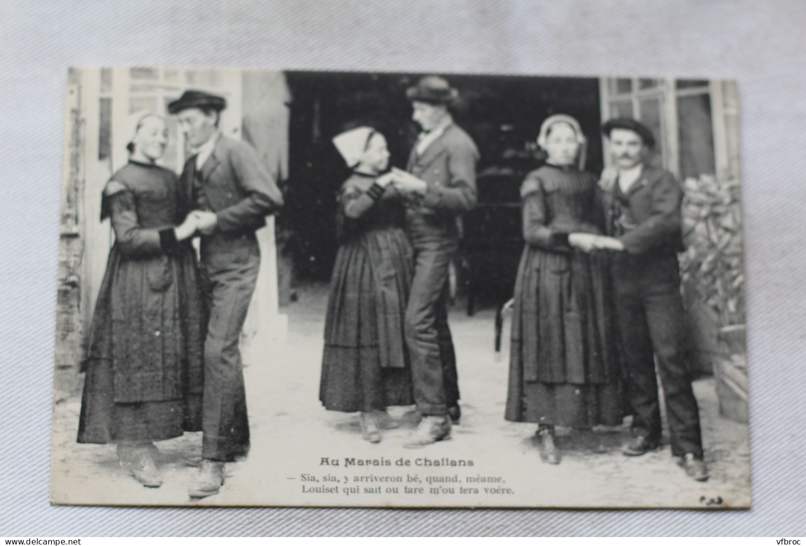 AB415, au marais de Challans, folklore, Vendée 85