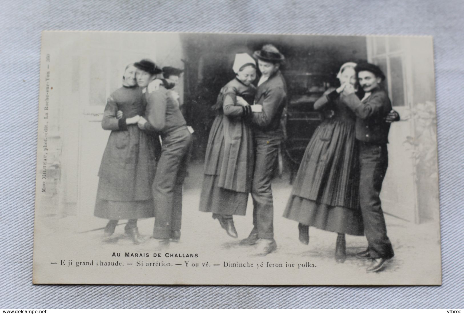 AB416, au marais de Challans, folklore, E ji grand chaaude, Vendée 85