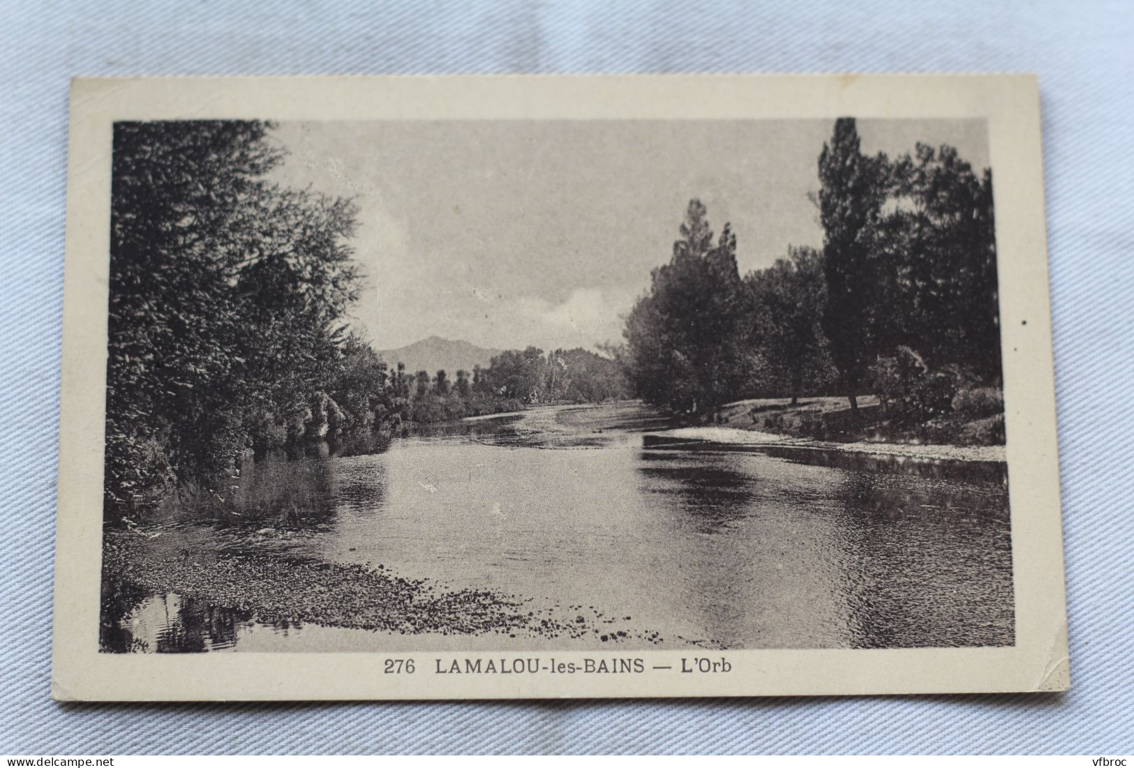 AB551, Cpa 1936, Lamalou les Bains, l'Orb, Hérault 34