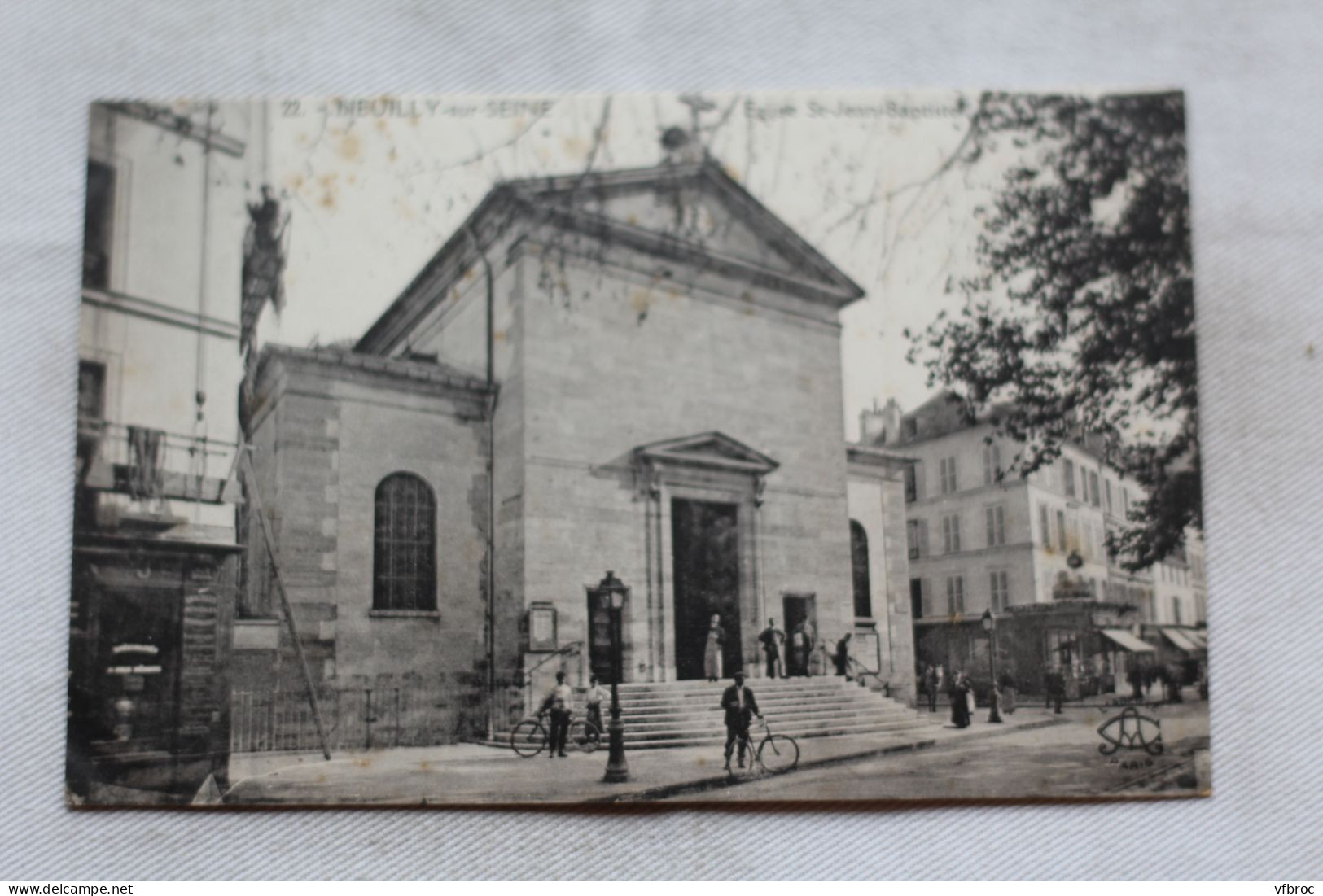 AB616, Neuilly sur Seine, église saint Jean Baptiste, Hauts de Seine 92