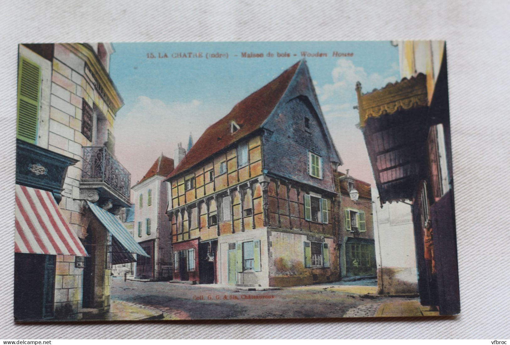 AB631, La Chatre, maison de bois, Indre 36