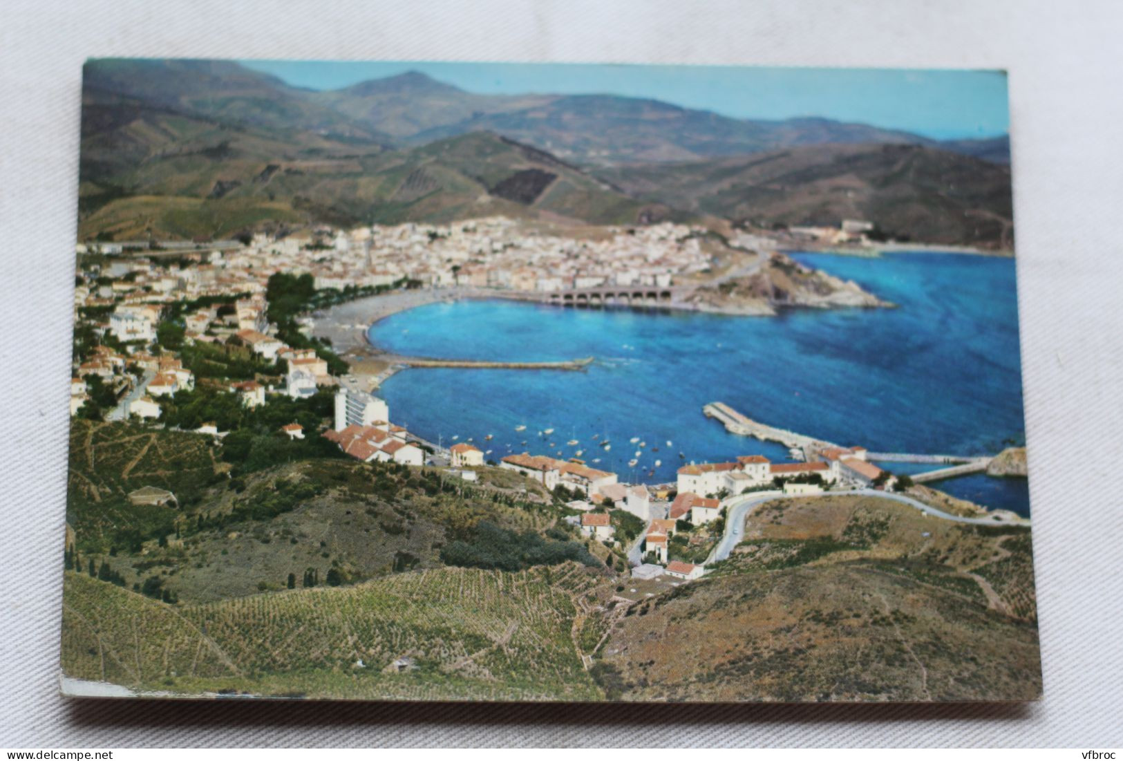 AB675, Cpm, Banyuls sur mer, vue aérienne, Pyrénées Orientales 66
