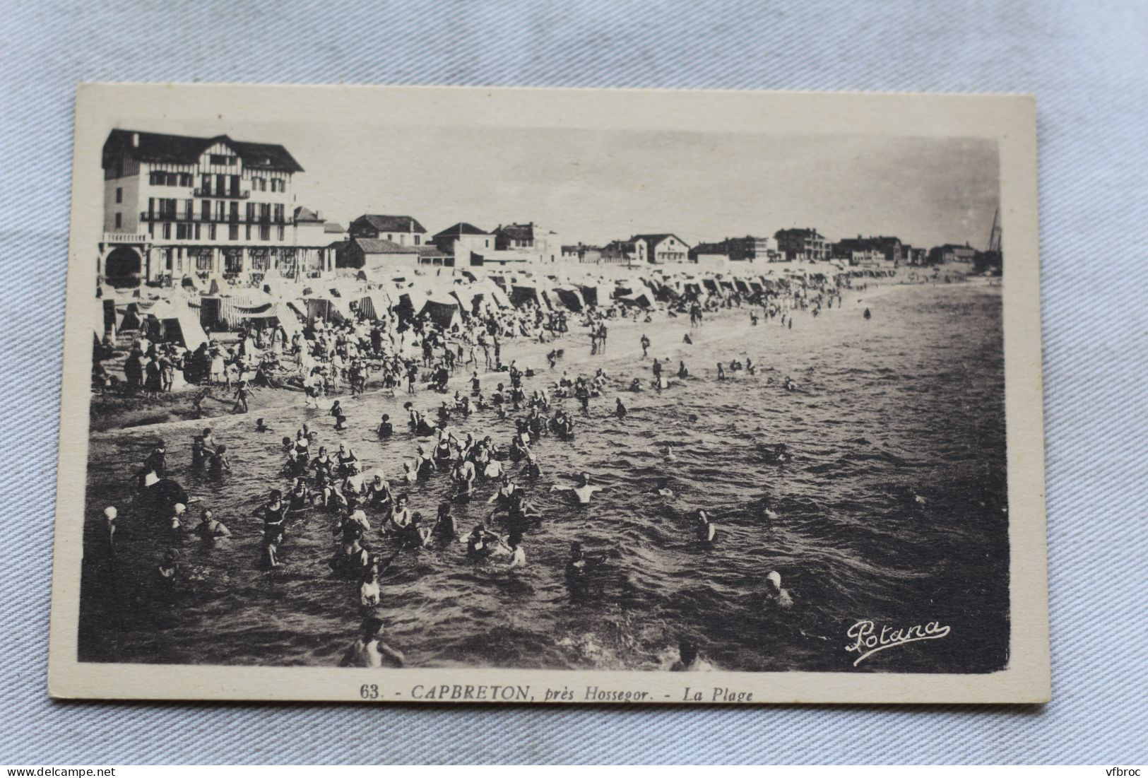 AB740, Capbreton, la plage, près Hossegor, Landes 40