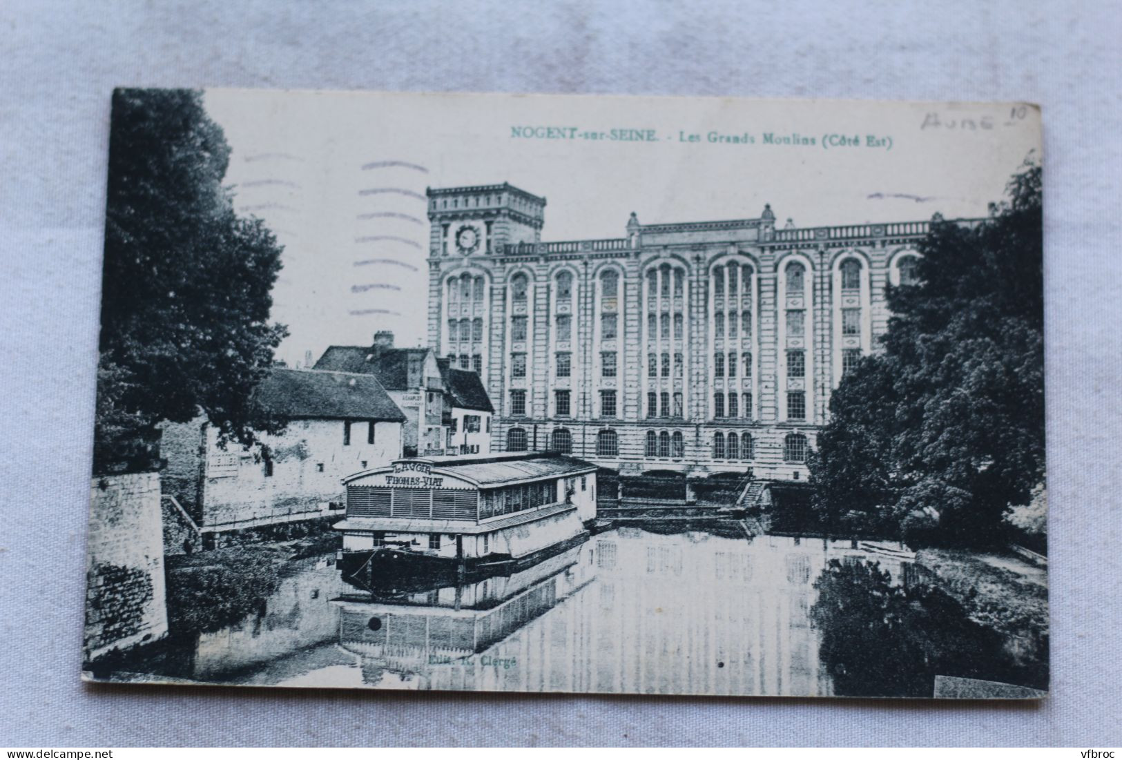 AB760, Cpa 1941, Nogent sur Seine, les grands moulins, Aube 10
