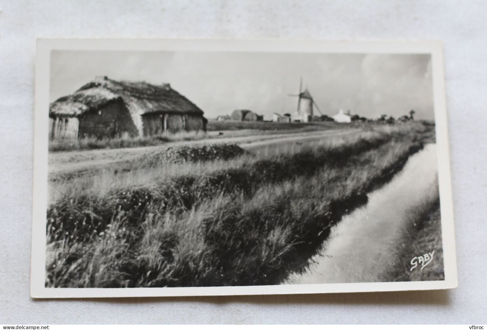 AB79, Cpsm, Saint Jean de Monts, les marais, Vendée 85