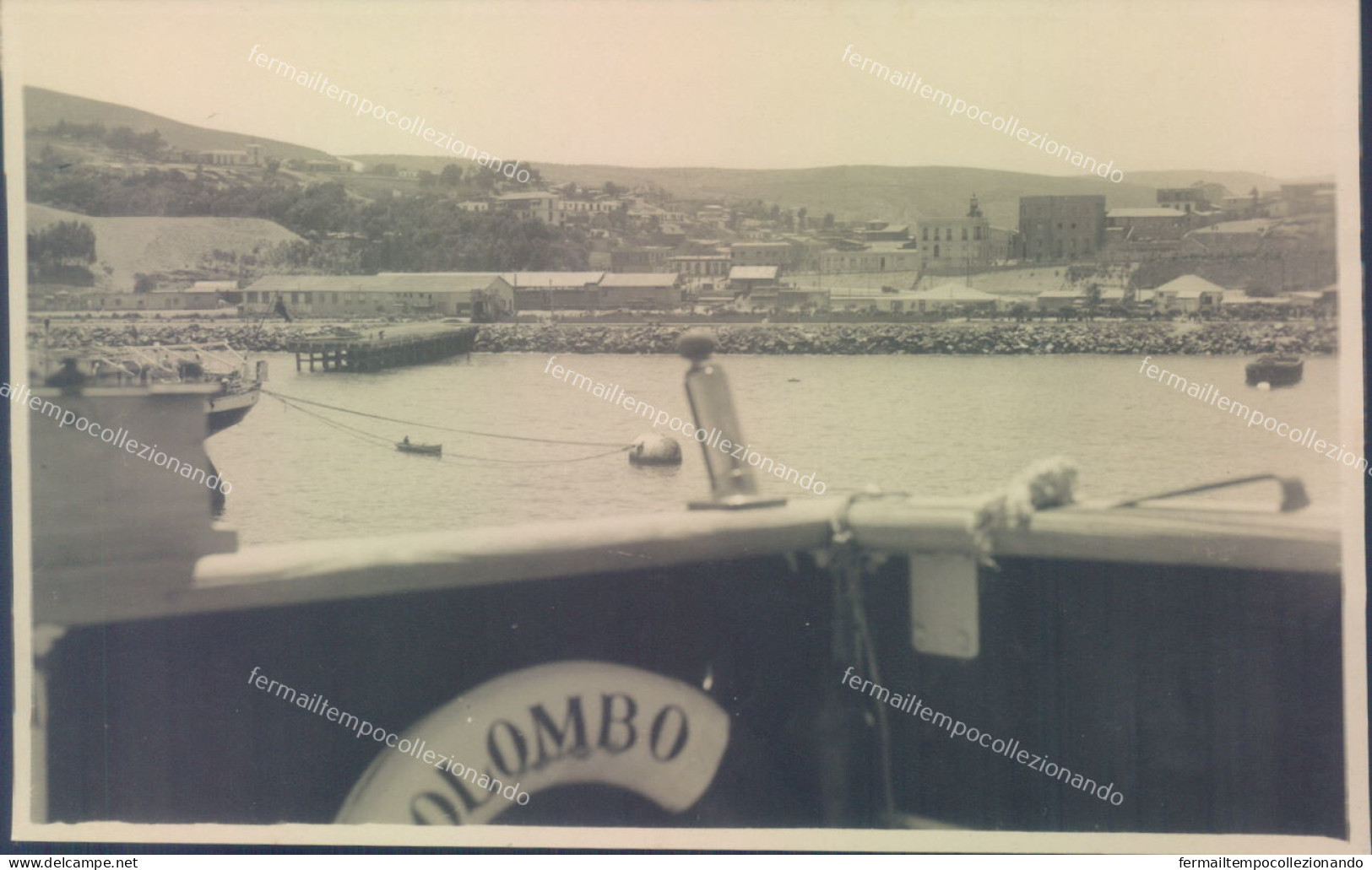 ab8 cartolina fotografica s.antonio cile chile