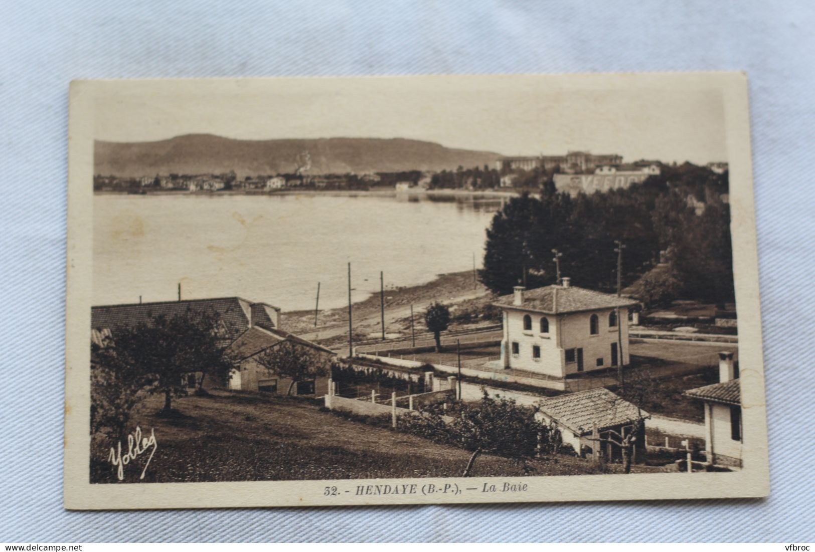 AB861/3, Hendaye, la baie, Pyrénées Atlantiques 64