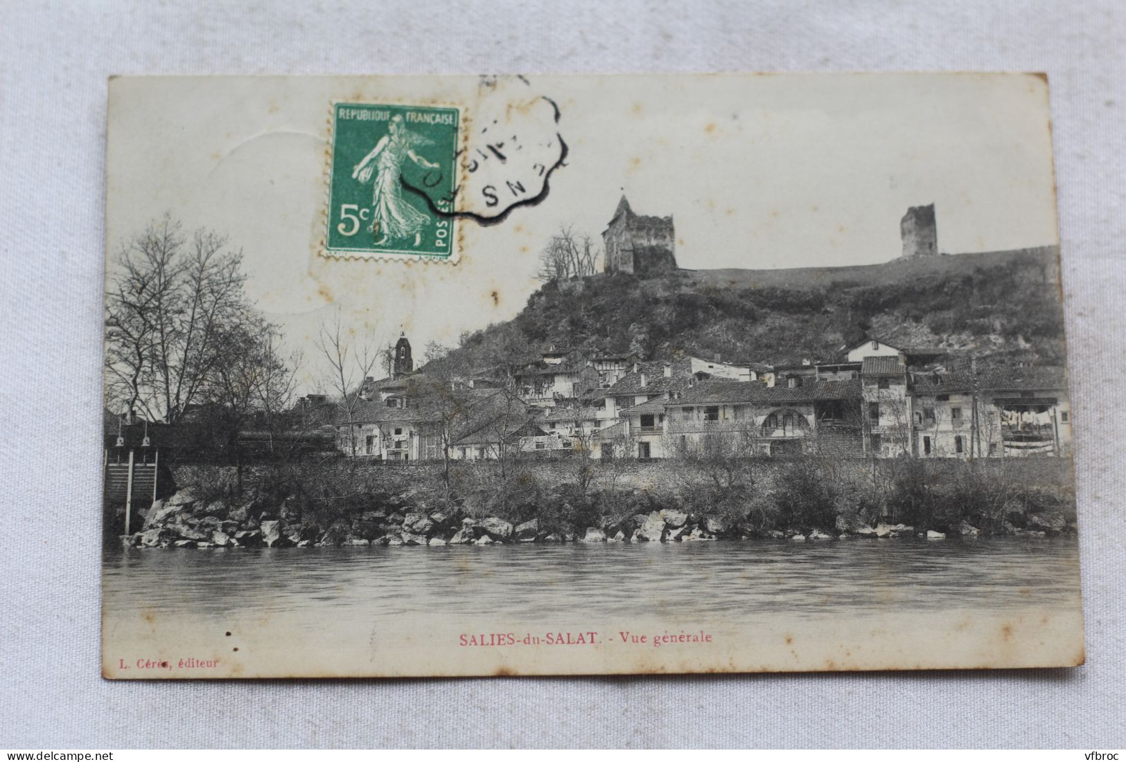 AB897/3, salies du Salat, vue générale, Haute Garonne 31