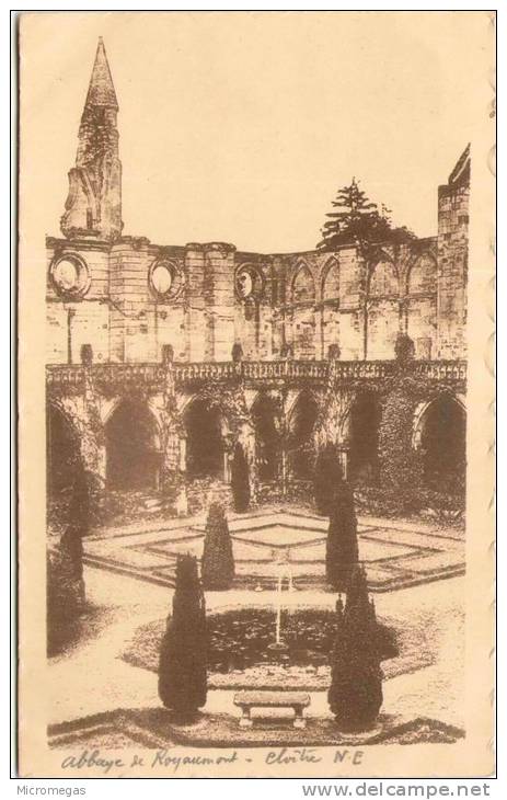Abbaye de Royaumont - Asnières-sur-Oise - Cloître (Angle nord-est)