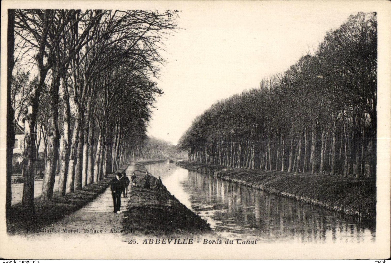 Abbeville - Bords du Canal - CPA