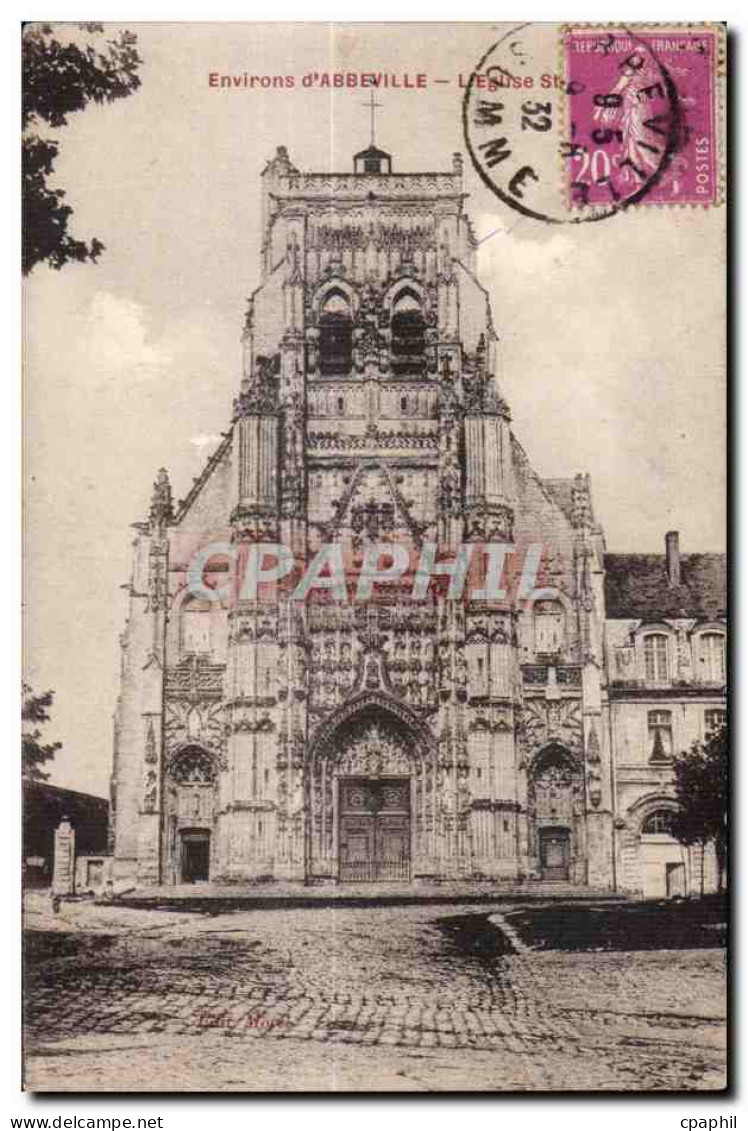 Abbeville - L Eglise - CPA