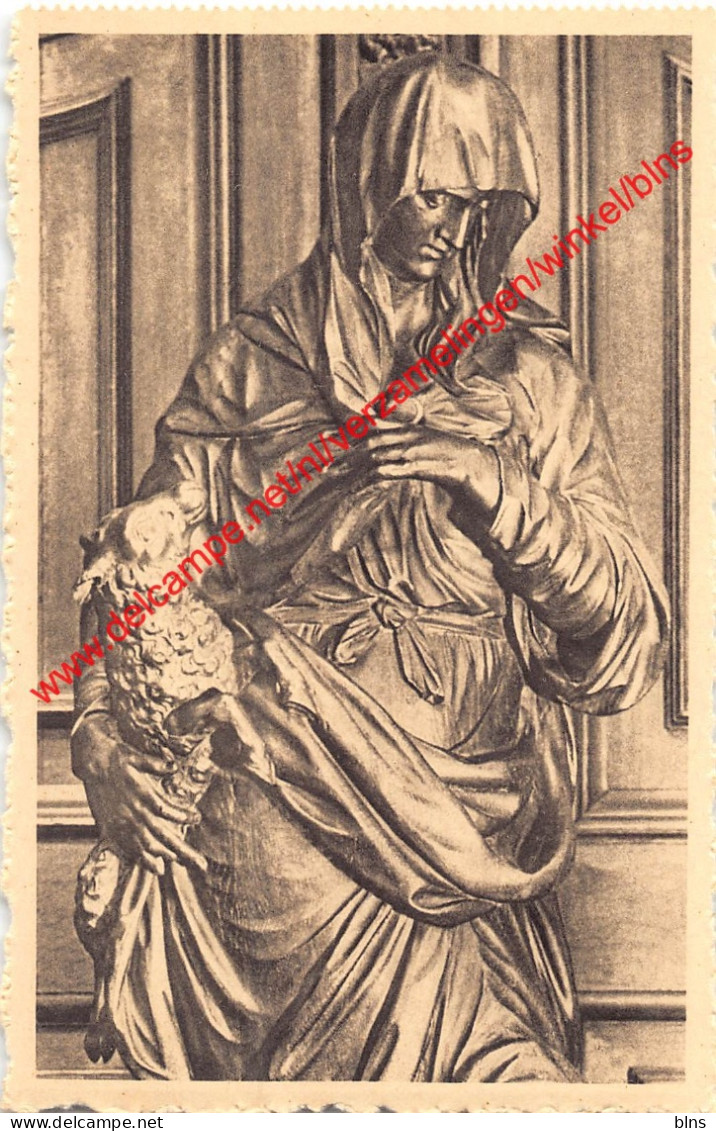 Abdijkerk - beeldhouwwerijk van Hendrik Frans Verbruggen - Grimbergen