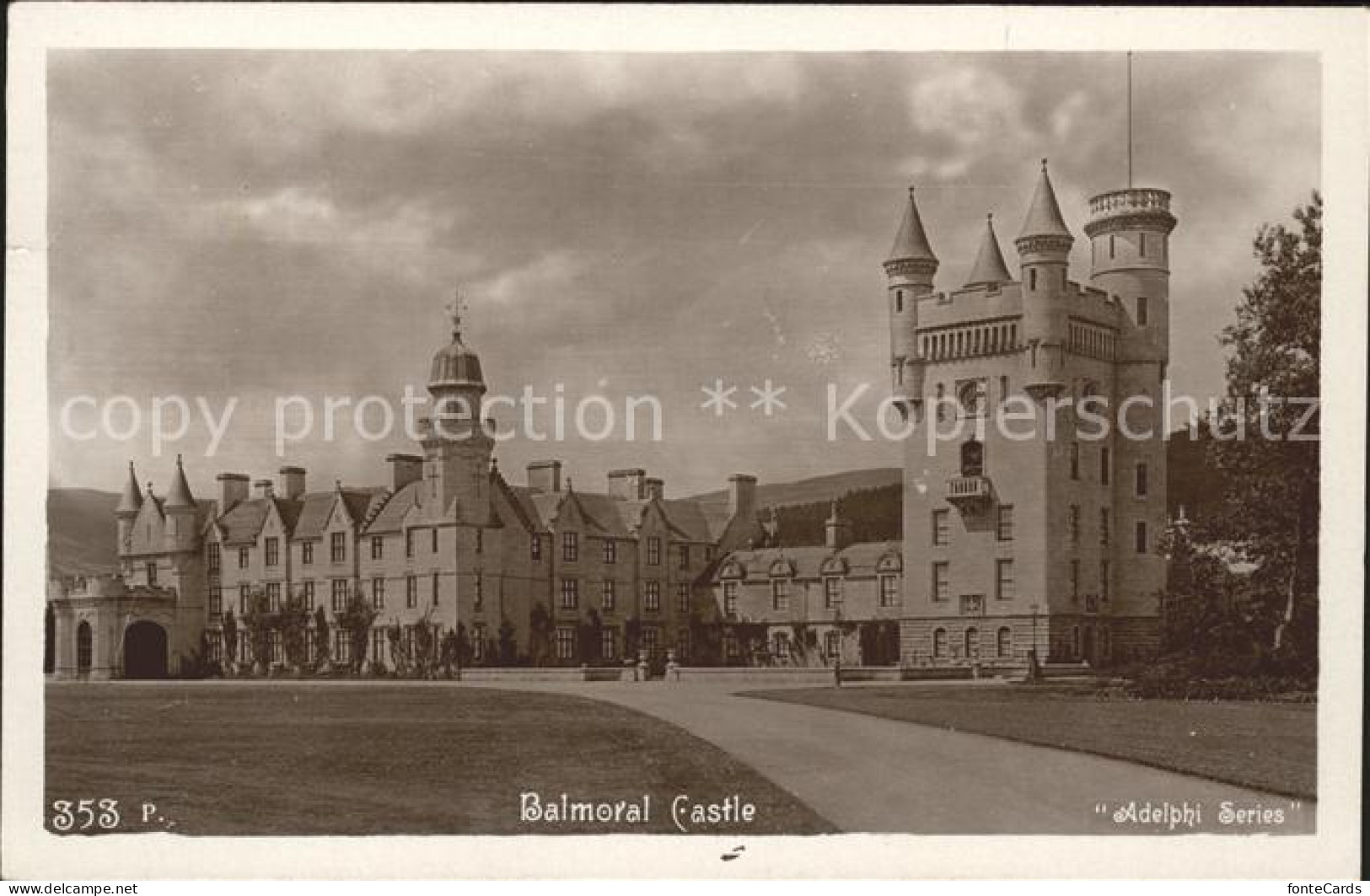 Aberdeenshire Balmoral Castle Adelphi Series