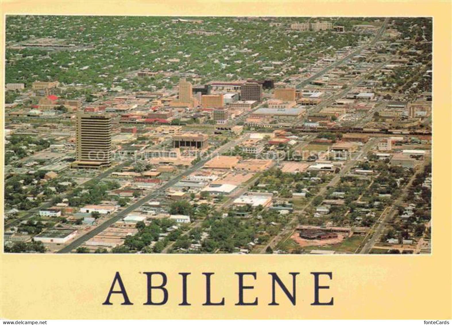 Abilene Texas USA Vogelansicht von Oben