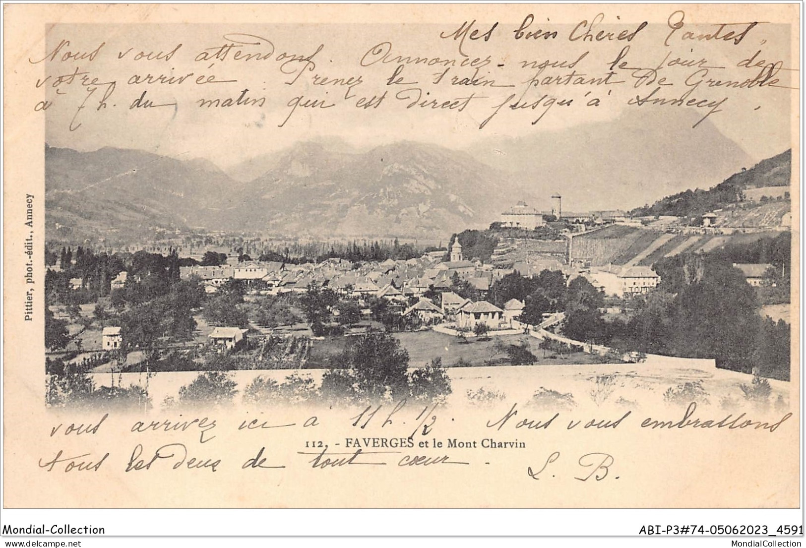 ABIP3-74-0270 - FAVERGES - Faverges Et Le Mont Charvin