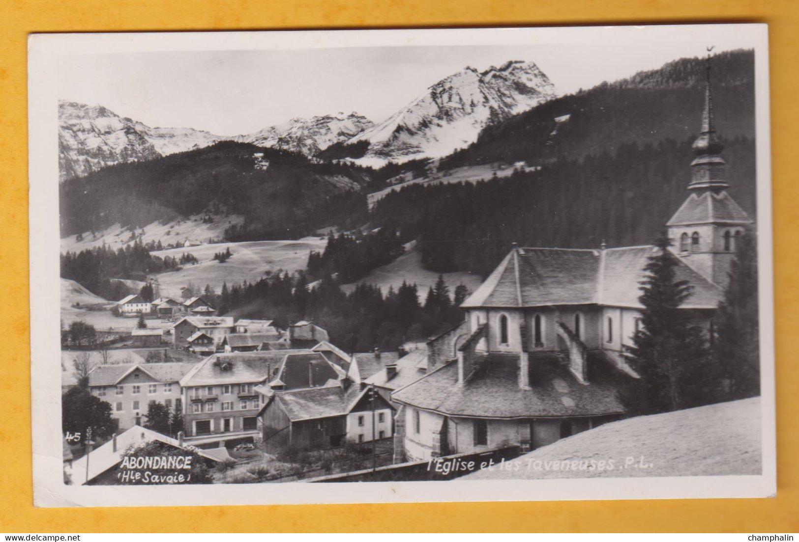 Abondance - L'Eglise et les Taveneuses - CAD