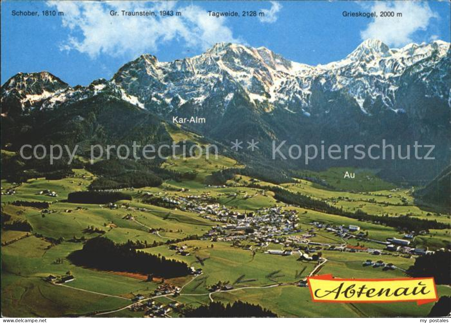 Abtenau Sommerpanorama Tennengebirge