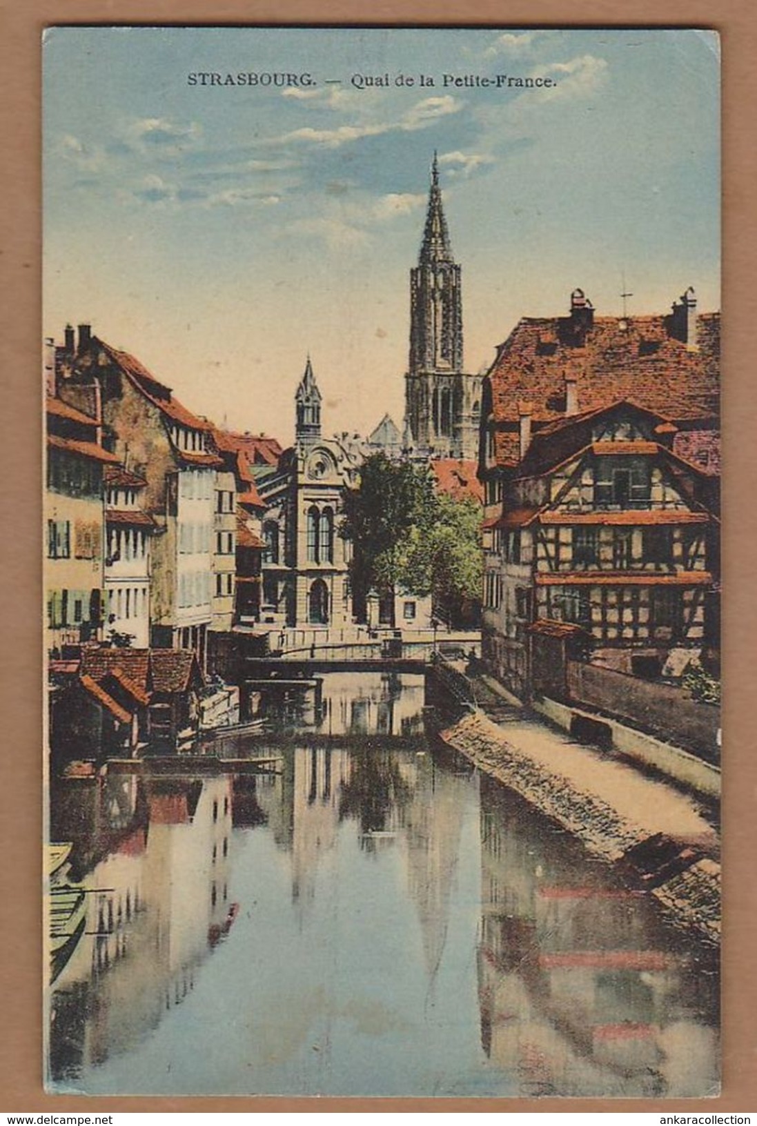 AC - FRANCE STRASBOURG QUAI DE LA PETITE FRANCE POST CARD