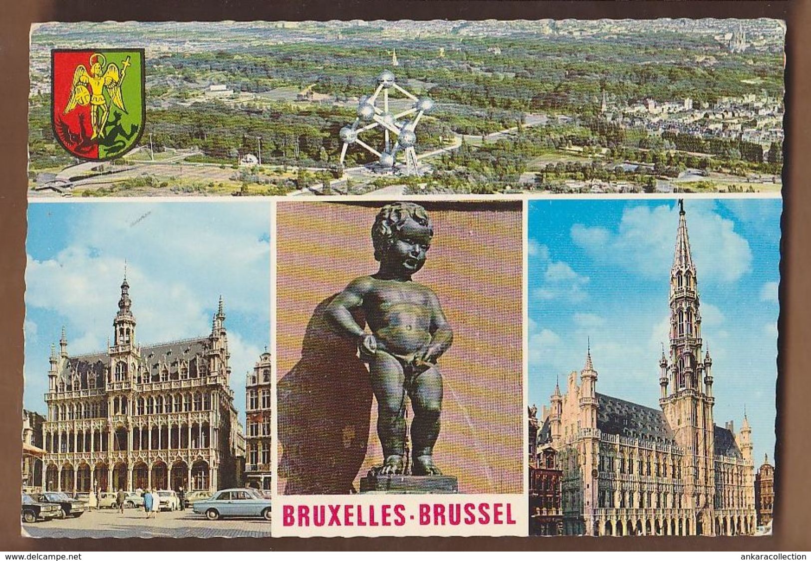 AC - SOUVENIR FROM BRUSSELS BELGIUM CARTE POSTALE POST CARD