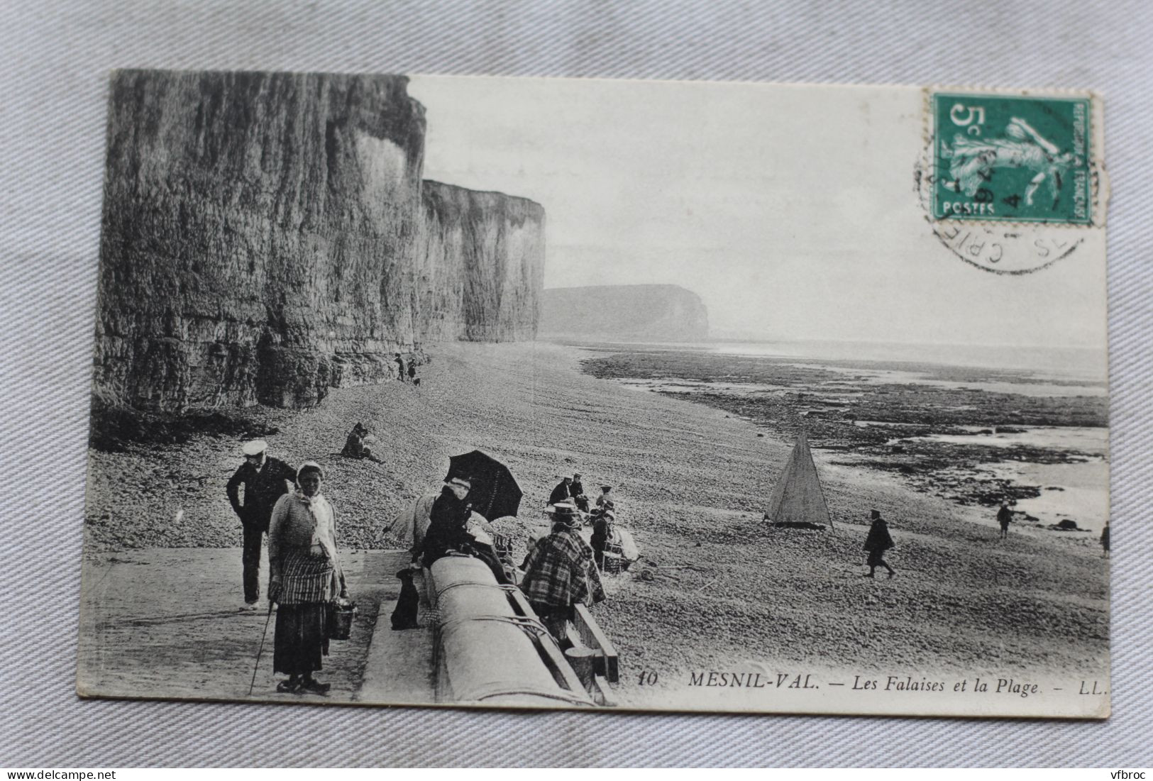 AC119/3, Mesnil Val, les falaises et la plage, Seine Maritime 76