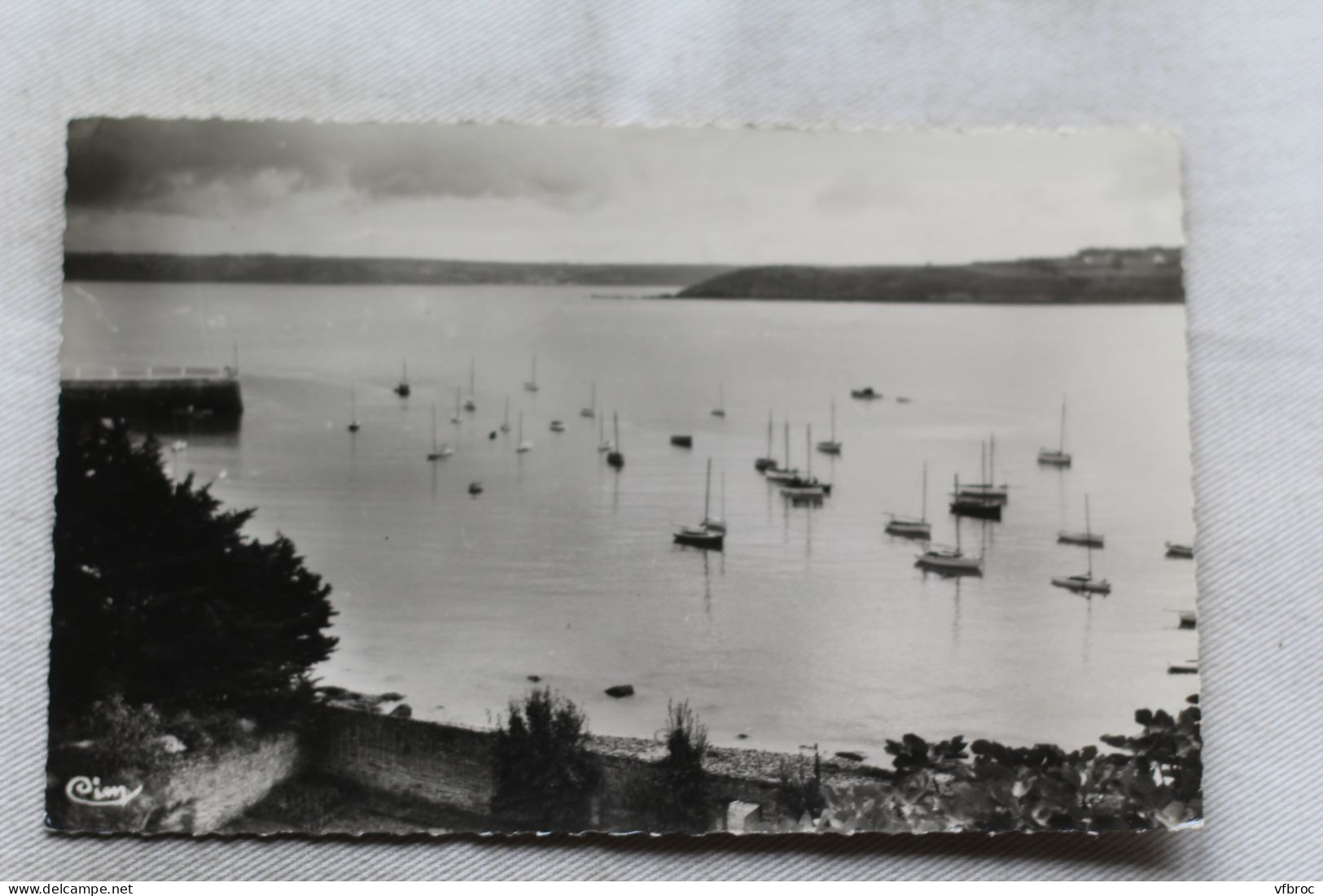 AC133/3, Cpsm 1959, Locquirec, vue du port, Finistère 29