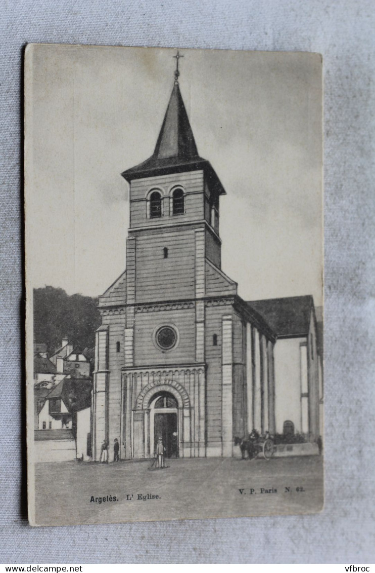 AC649/3, Argeles, l'église, Hautes Pyrénées 65