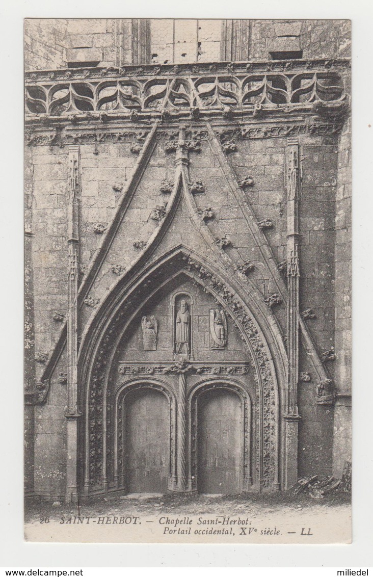 AC775 - SAINT HERBOT - Chapelle Saint Herbot - Portail occidental