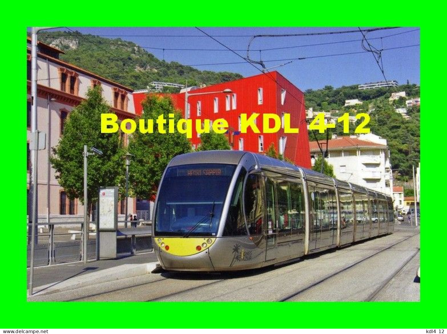 ACACF tram 096 - Tramway à la station St-Jean-d'Angély - Université - NICE - Alpes Maritimes