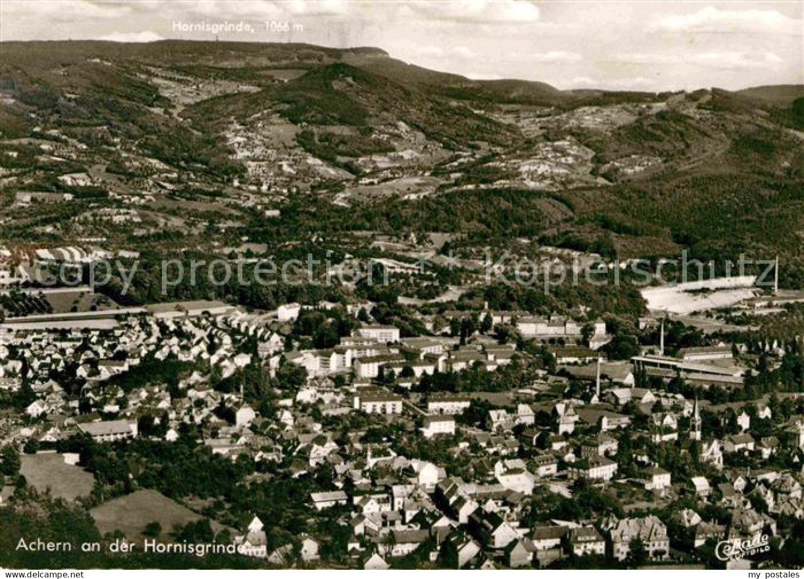 Achern Baden an der Hornisgrinde Schwarzwald Fliegeraufnahme