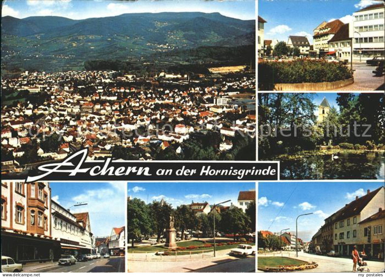 Achern Baden Panorama Hornisgrinde Stadtansichten