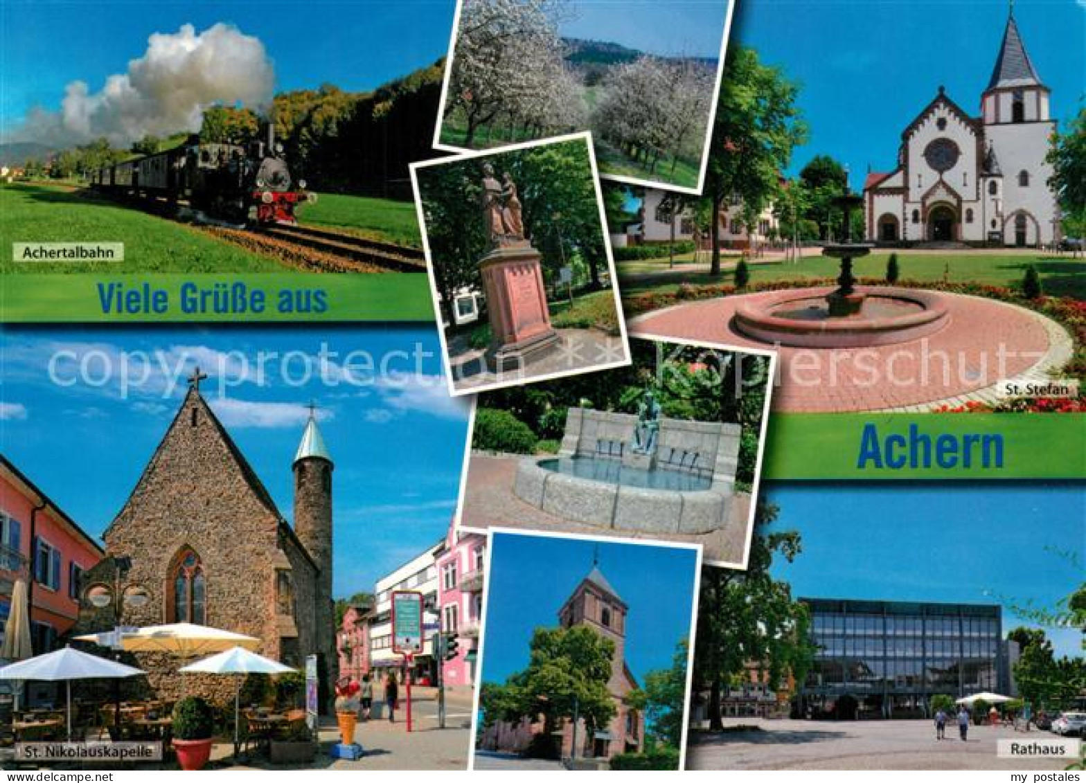 Achern Baden St. Stefan Achertalbahn Rathaus
