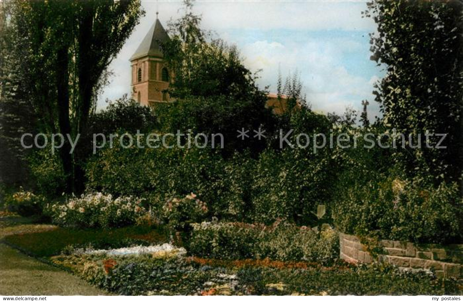 Achern Baden Stadtgarten Kirche