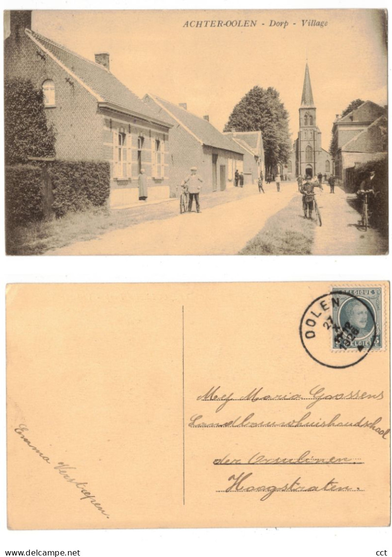 Achter-Oolen  Achter-Olen  Onze-Lieve-Vrouw-Olen     Dorp - Village