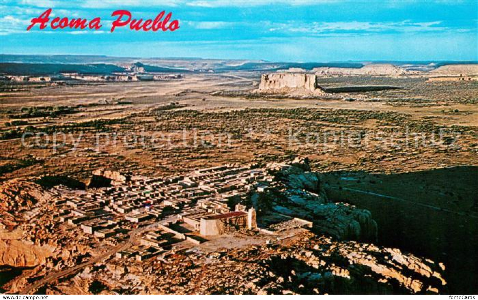 Acoma Pueblo Fliegeraufnahme