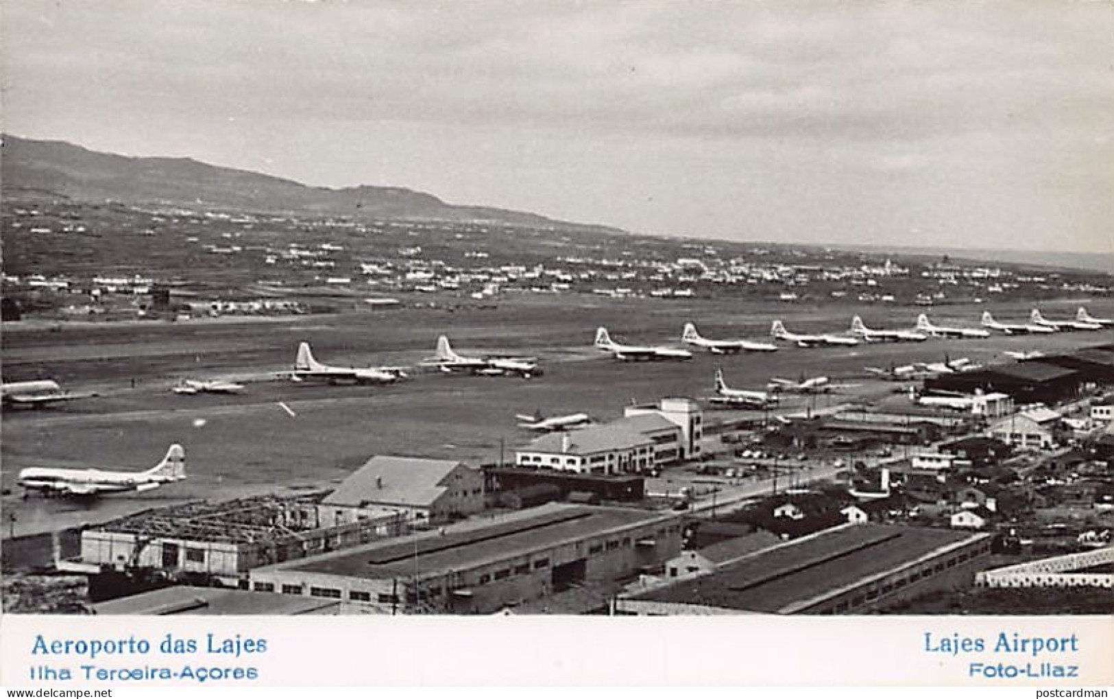 Açores - Aeroporto das Lajes, Ilha Terceira - Lajes Airport - Ed. Foto Lilaz
